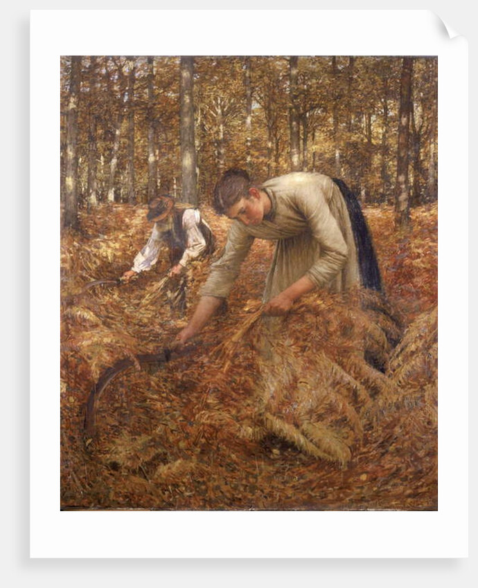 Gathering Bracken, c.1899 by Henry Herbert La Thangue