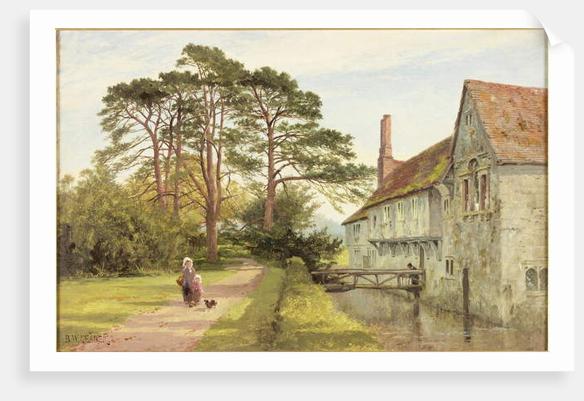 Igtham Moat, Kent, c.1868 by Benjamin Williams Leader
