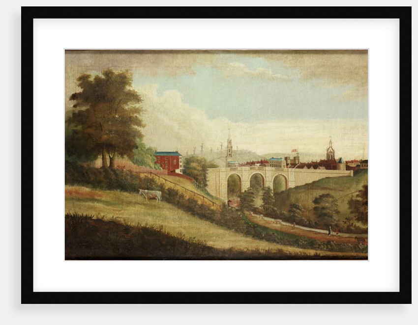 New Bridge over Pandon Dene, Newcastle upon Tyne, c.1812 by English School