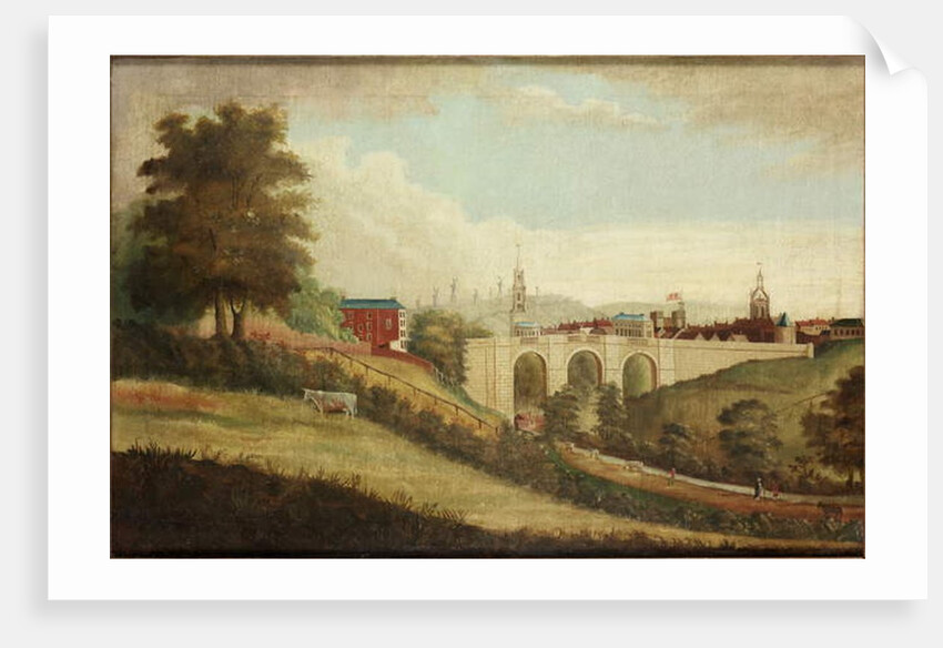 New Bridge over Pandon Dene, Newcastle upon Tyne, c.1812 by English School