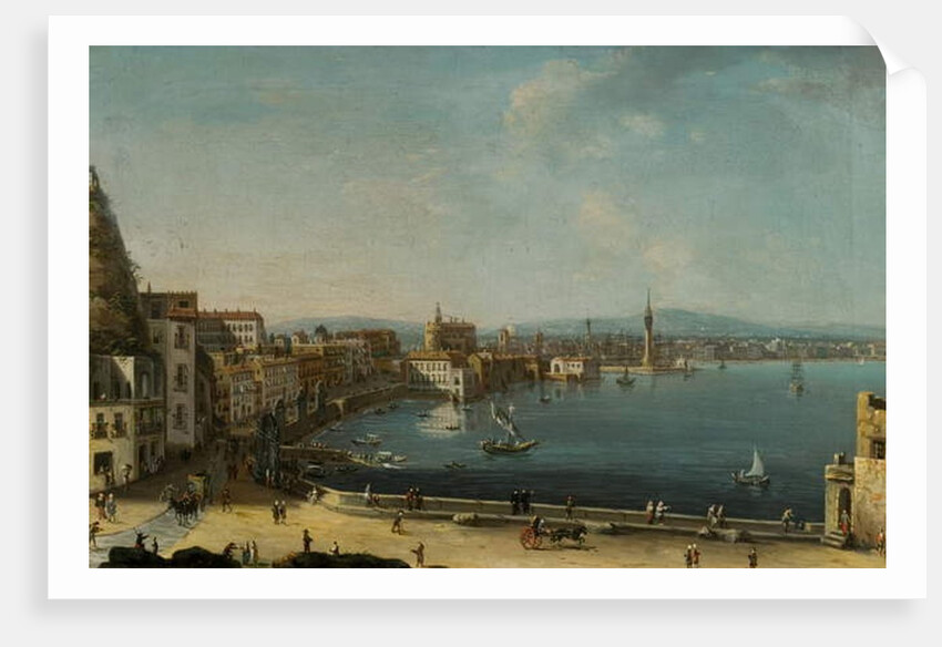 A Harbour in Italy by Pietro Antoniani