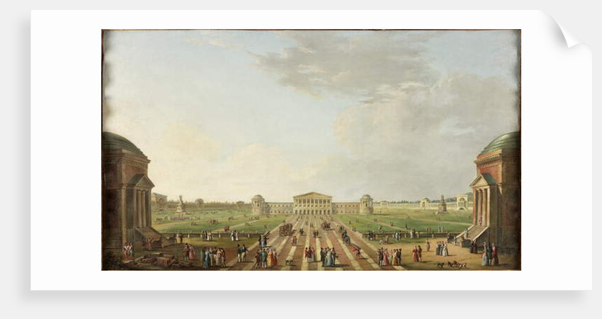 View of the Projected Foro Bonaparte, Milan, c.1800 by Alessandro Sanquirico