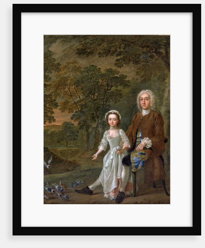 William Ellis and his daughter Elizabeth, c.1745 by Francis Hayman