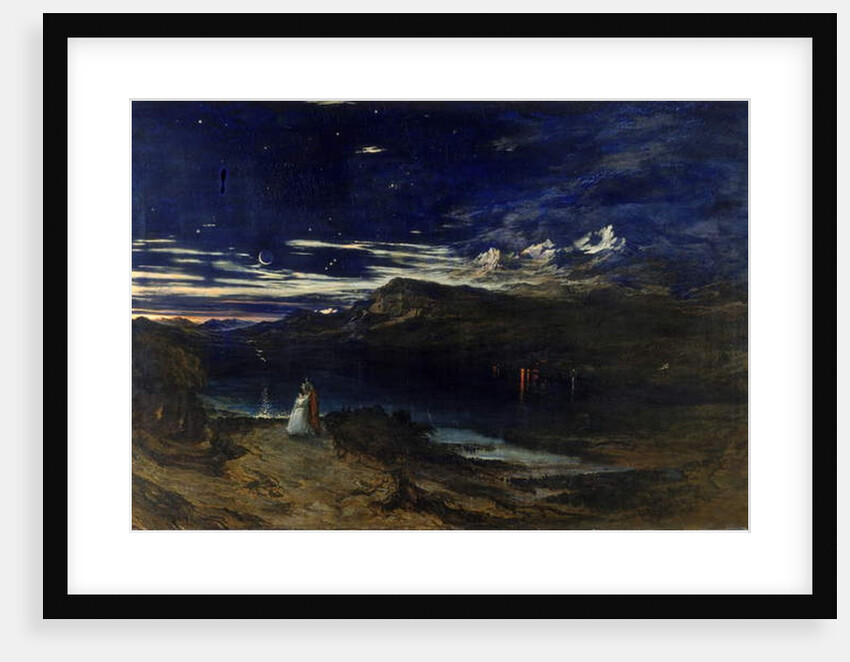 Arthur and Aegle in the Happy Valley, 1849 by John Martin