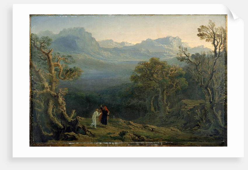 Edwin and Angelina, 1816 by John Martin