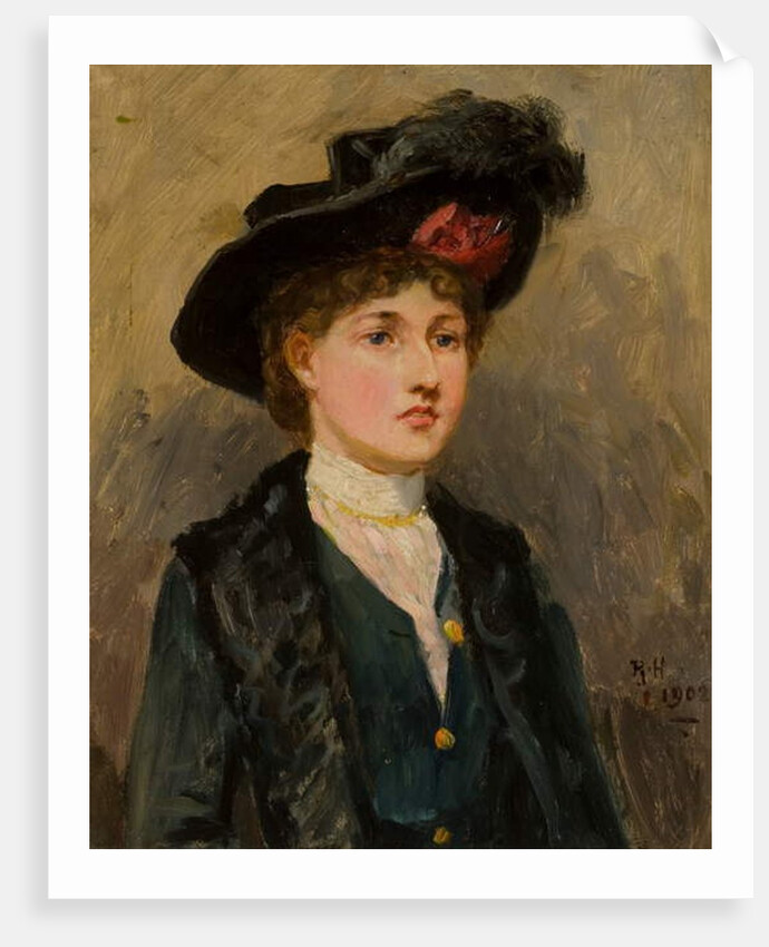 Elsie Wright, 1902 by Ralph Hedley