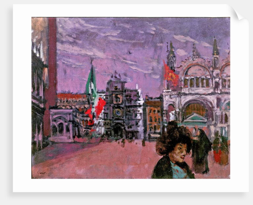 Piazza San Marco, Venice, c.1903-06 by Walter Richard Sickert