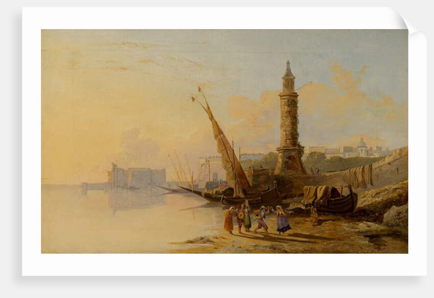 Italian Coast Scene by William Raymond Dommerson