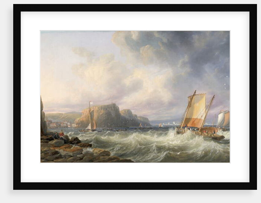 Off the Yorkshire Coast, Staithes, 1861 by John Wilson Carmichael