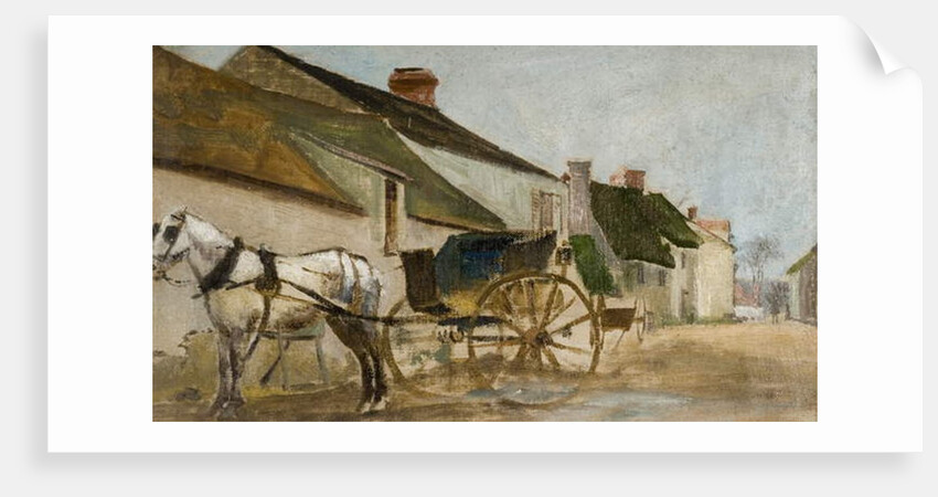 Pony and Cart by Joseph Crawhall