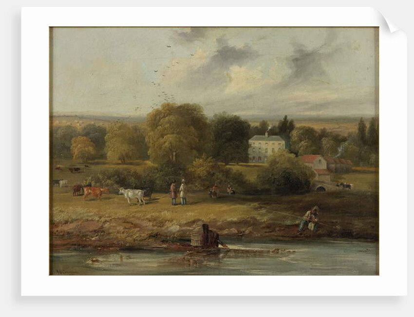 Landscape with a Country House, 1838 by John Wilson Carmichael