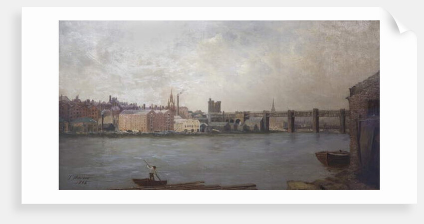 Newcastle upon Tyne from the South-West, 1884 by John Wallace