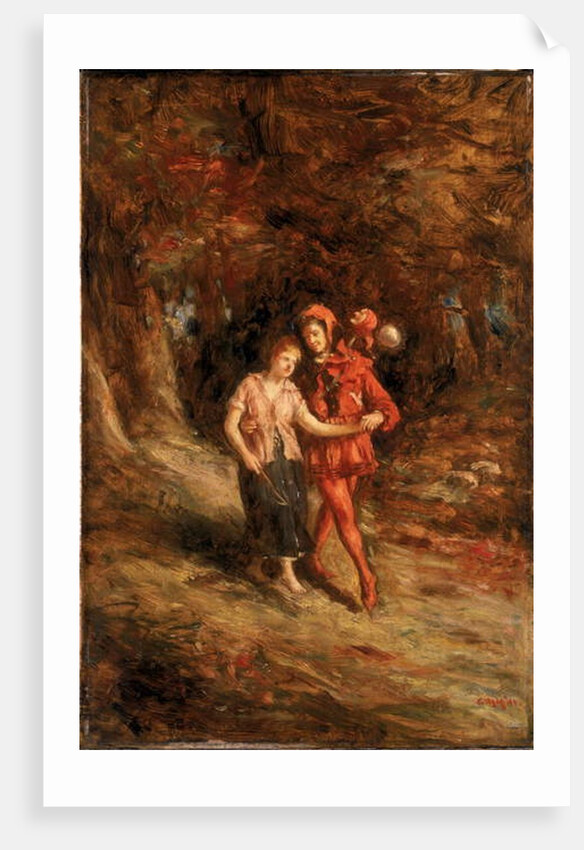 Touchstone and Audrey, 1890 by Charles Martin Hardie