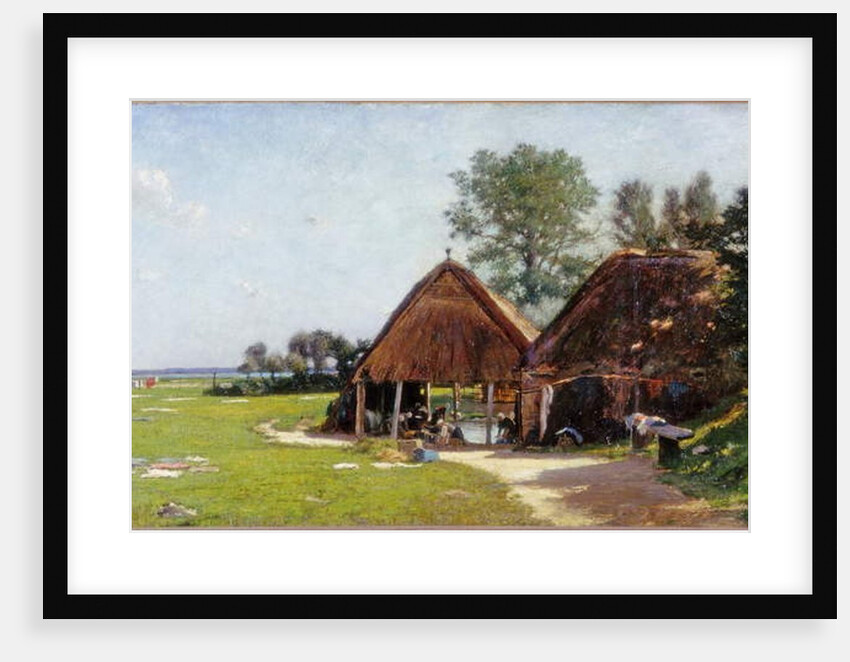 Washing Place, Normandy, c.1918 by John Leslie Thomson