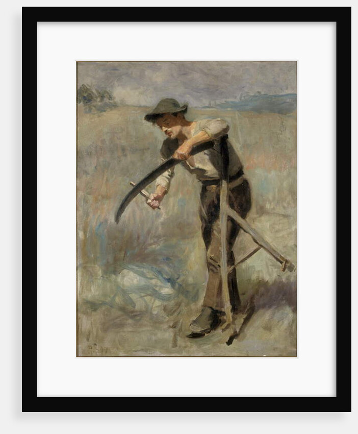 Sharpening The Scythe, 1897 by Ralph Hedley