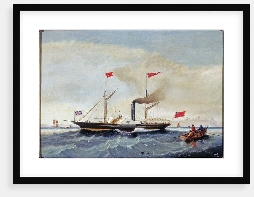 The Steam Tug 'Alfred' off Tynemouth, c.1856 by John Scott