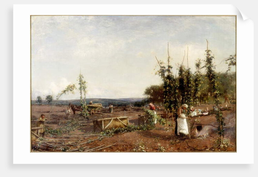 Nooning in the Hop Gardens, 1889 by David Murray