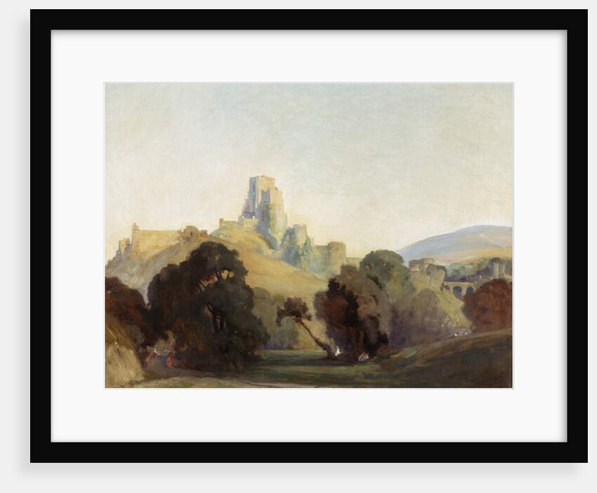 Corfe Castle, 1909 by Niels Moller Lund