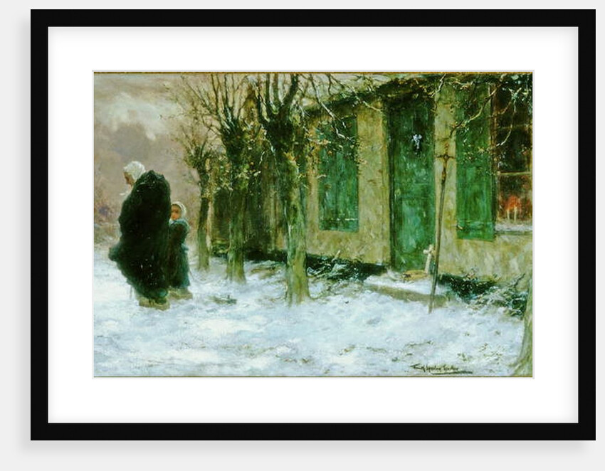 The Green Shutters, Viaticum, Belgium, 1918 by Frank Spenlove-Spenlove