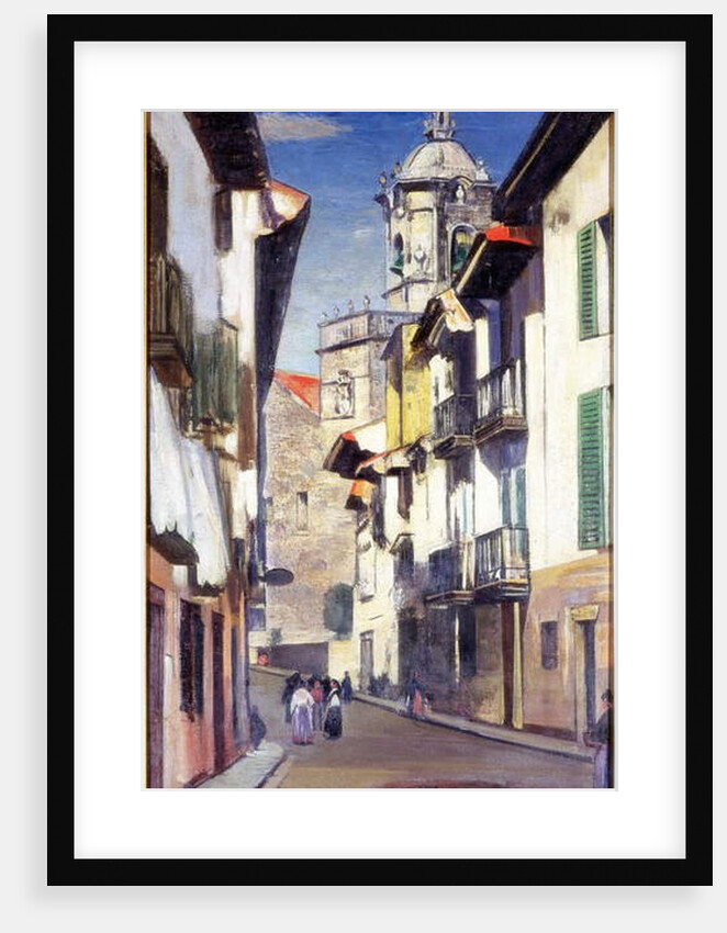 A Street in Fuenterrabia, c.1908 by William York MacGregor
