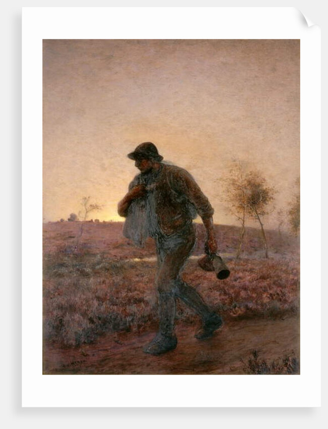 The Ploughman Homeward Plods His Weary Way by Arthur Hardwick Marsh