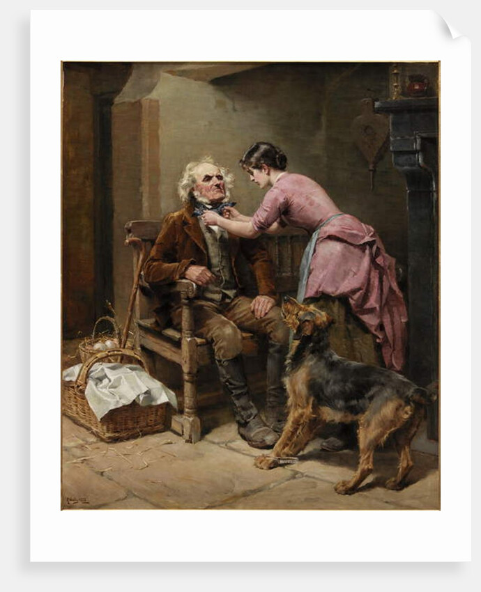 Preparing for Market, 1888 by Ralph Hedley