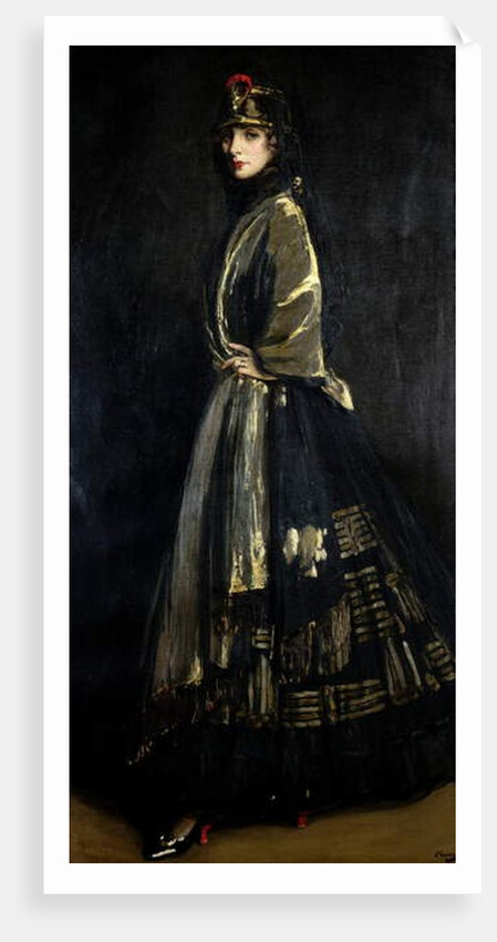 Hazel in Black and Gold, 1916 by John Lavery