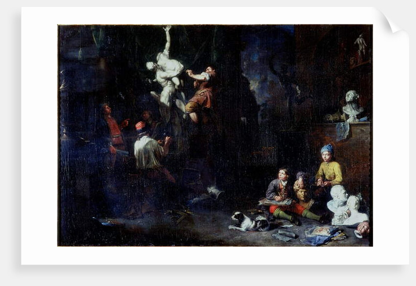 A Sculptor's Studio, 1706 by Balthasar van den Bossche