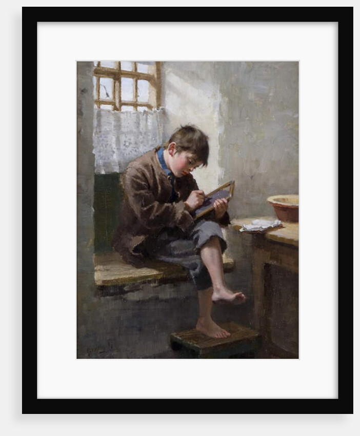 Home Lessons, 1887 by Ralph Hedley