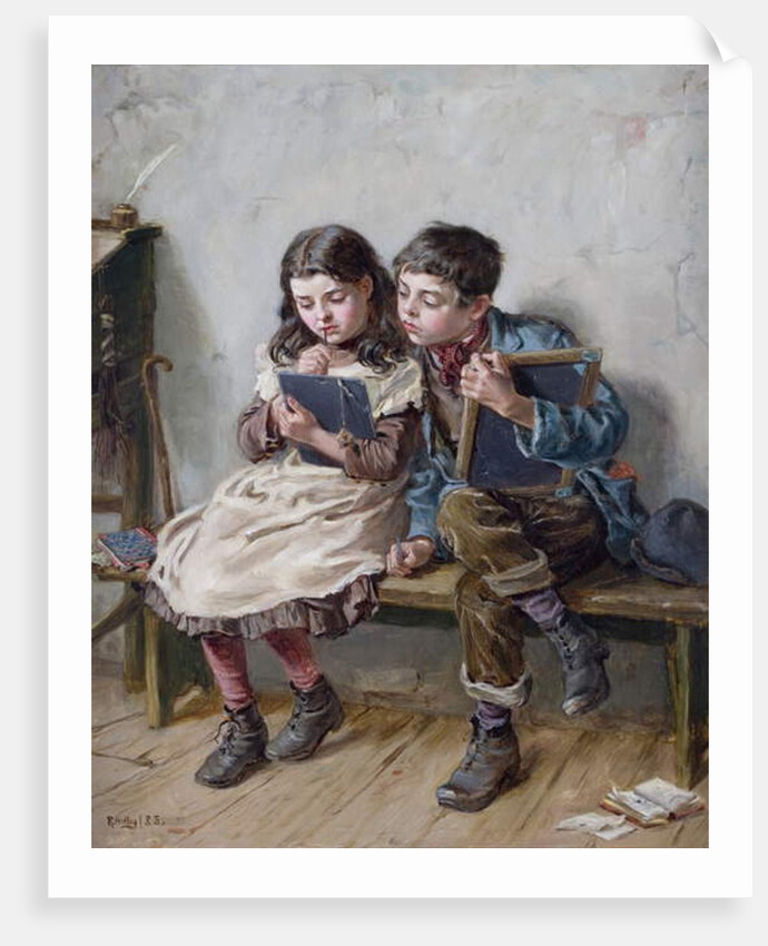 In School, 1883 by Ralph Hedley