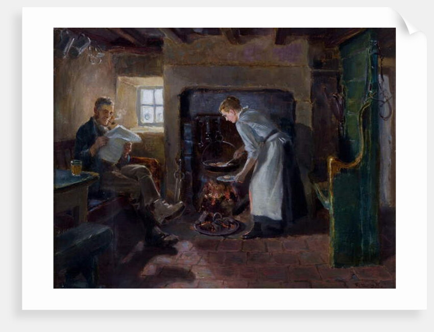 Meal Time, 1895 by Ralph Hedley