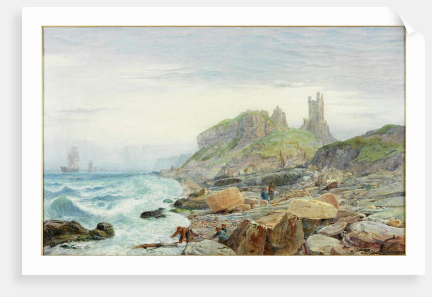 Ruin of a Northumbrian Keep, 1864 by Charles Napier Hemy