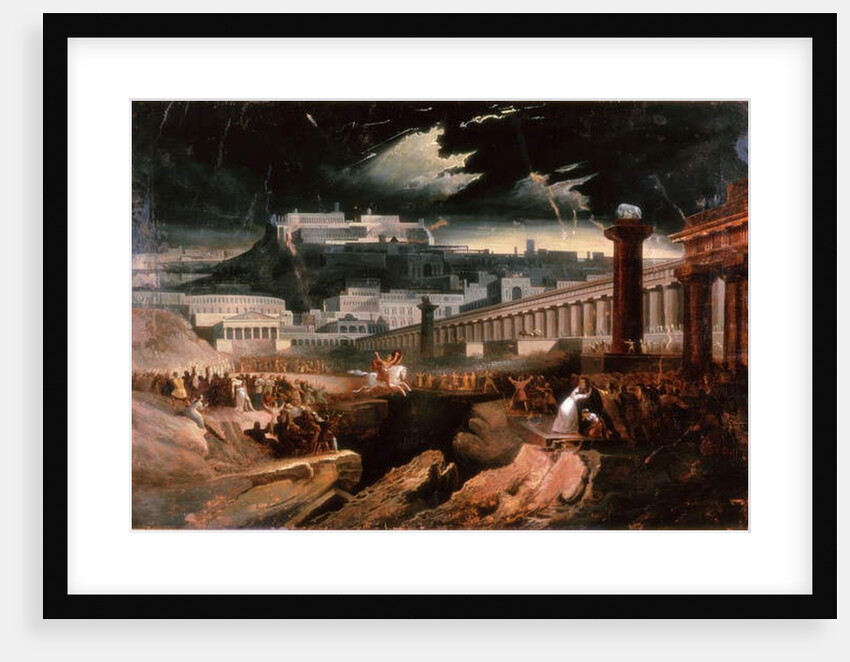 Marcus Curtius, c.1827 by John (after) Martin