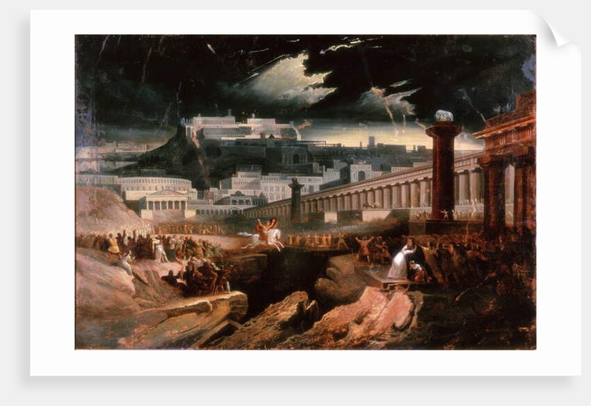 Marcus Curtius, c.1827 by John (after) Martin