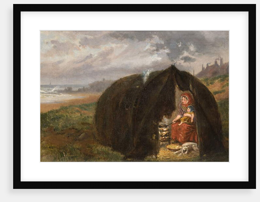 Gypsies Camped on the Beach, near South Shields, 1876 by Ralph Hedley