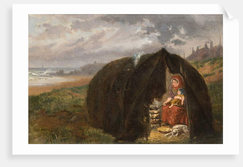 Gypsies Camped on the Beach, near South Shields, 1876 by Ralph Hedley