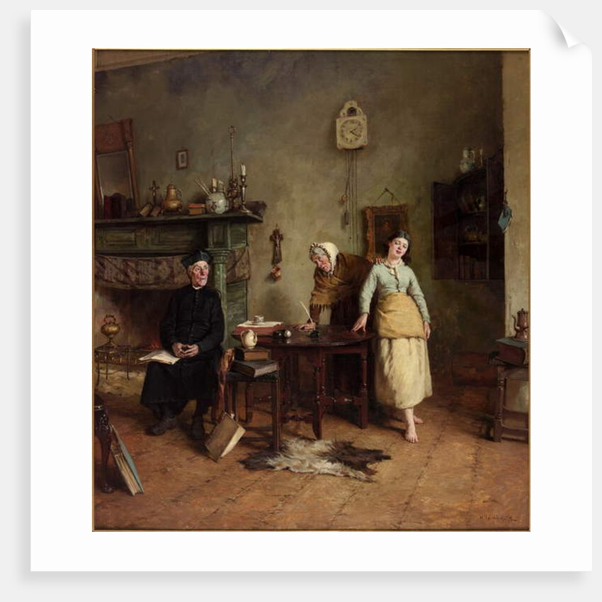 The Wayward Daughter, 1878 by Howard Helmick