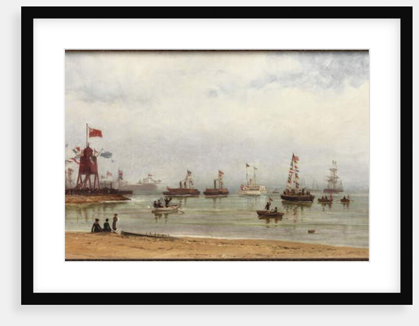 The Opening of the Albert Edward Dock and Port of Tyne, 1884 by Duncan F. McLea