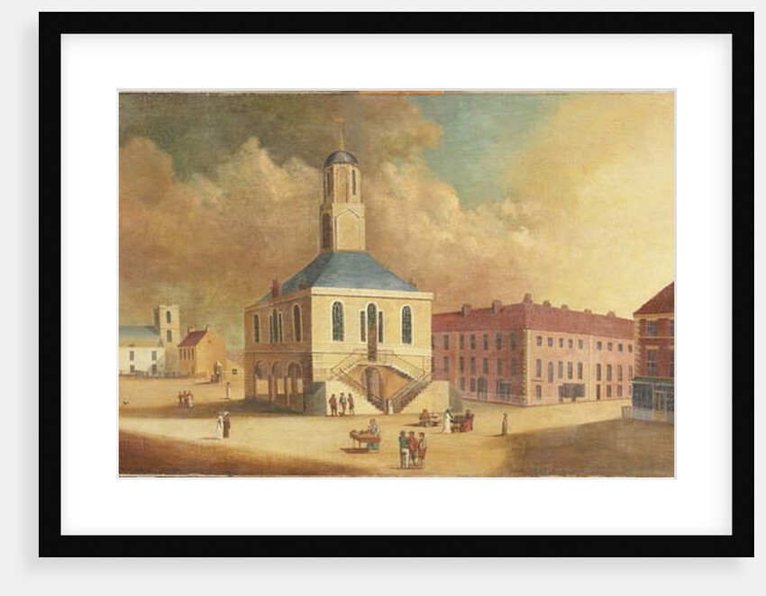 South Shields Market Place, c.1800 by English School
