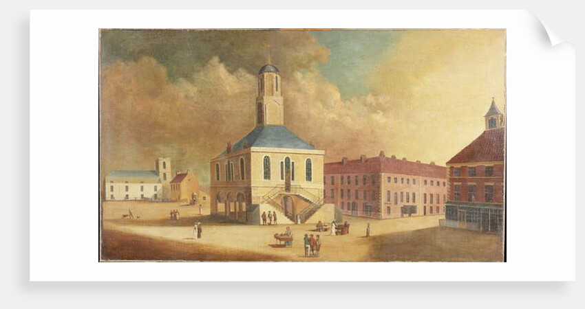 South Shields Market Place, c.1800 by English School