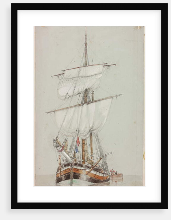 Study of a Sailing Ship by John Wilson Carmichael