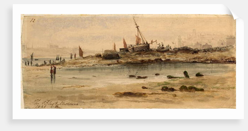 The Black Middens, North Shields by George Balmer