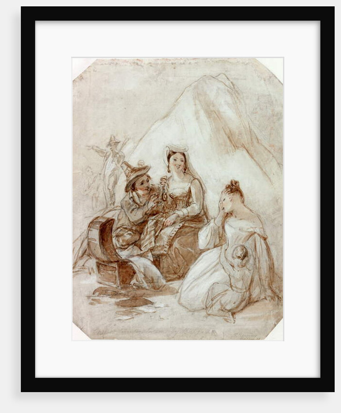 English Travellers Taken by Brigands by Thomas Uwins