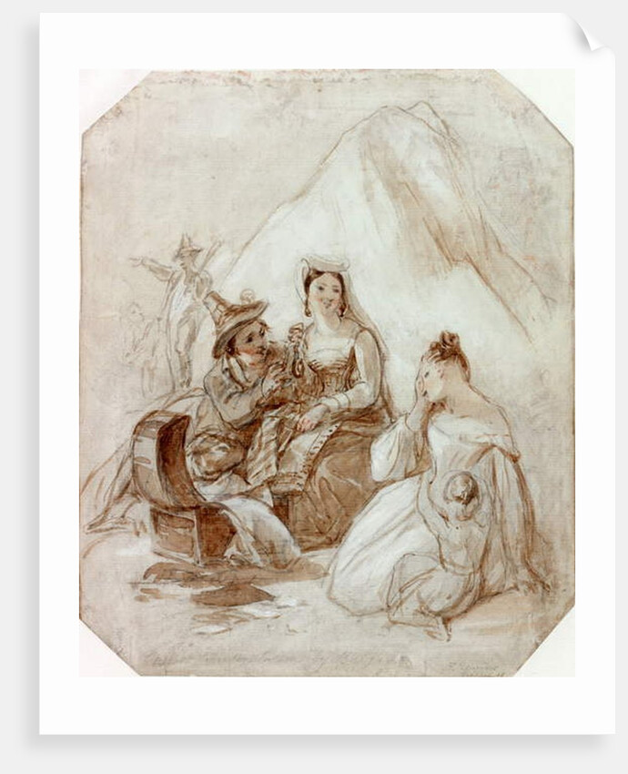 English Travellers Taken by Brigands by Thomas Uwins