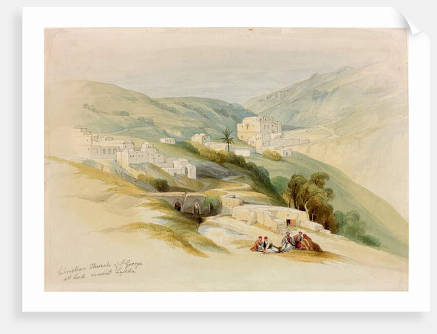 The Church of St George, Ludd, Palestine by David Roberts