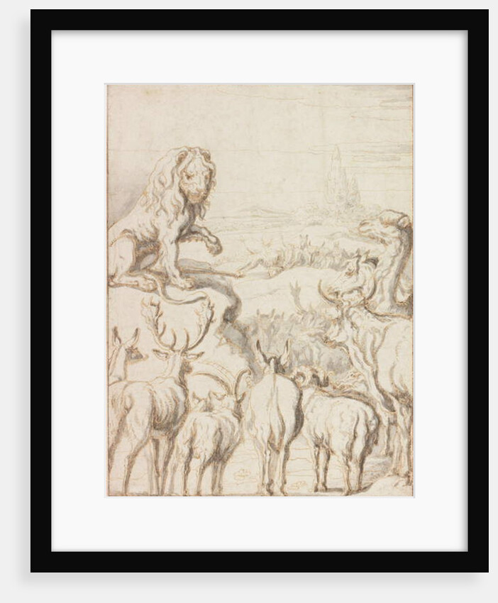 The Lion, King of the Animals by Francis Barlow