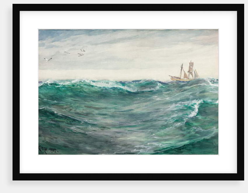 Off Fowey; Wind Westerly by Charles Napier Hemy