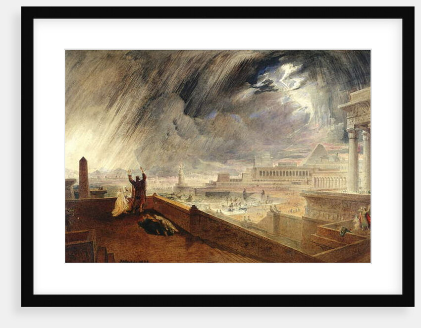 Design for the Seventh Plague of Egypt by John Martin