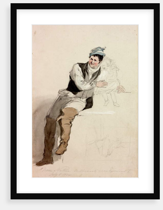 Bob Mills of Cullercoats, 1834 by Henry Perlee Parker