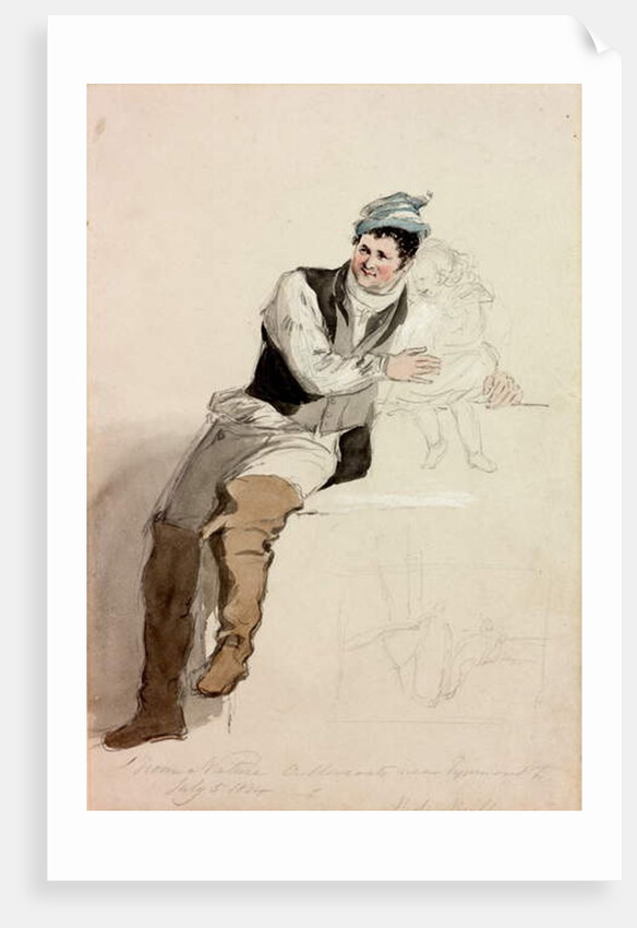 Bob Mills of Cullercoats, 1834 by Henry Perlee Parker